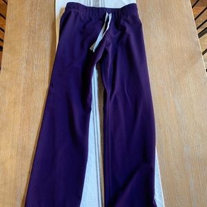 Figs purple scrub pants